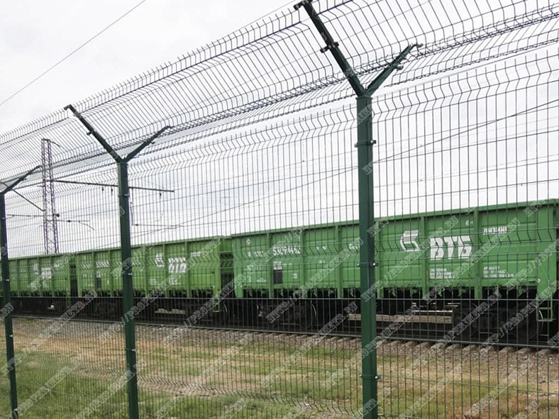 Ограждение железной дороги г. Дубовка